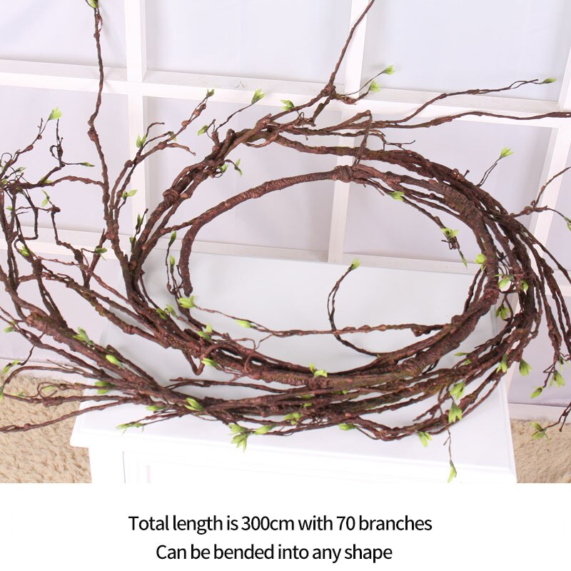 Rattan Plastic Branches Liana Fake Tree