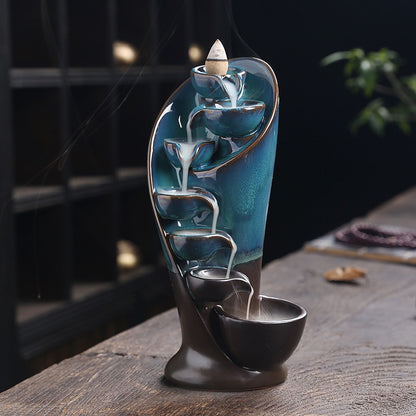 Waterfall Incense Burner Creative Home Decor