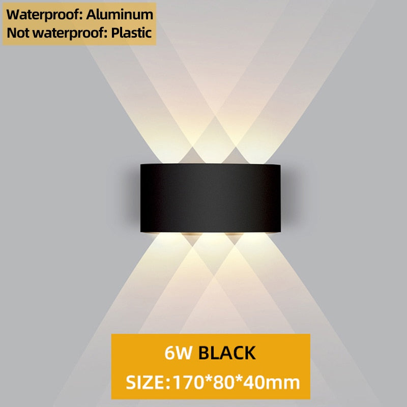 Up and Down LED Wall Lamp Waterproof