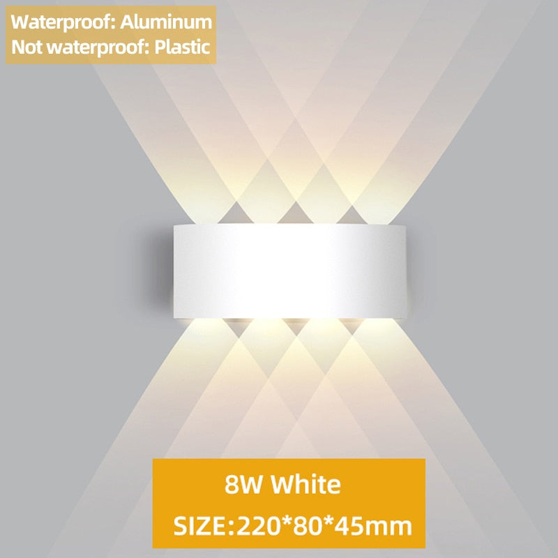 Up and Down LED Wall Lamp Waterproof