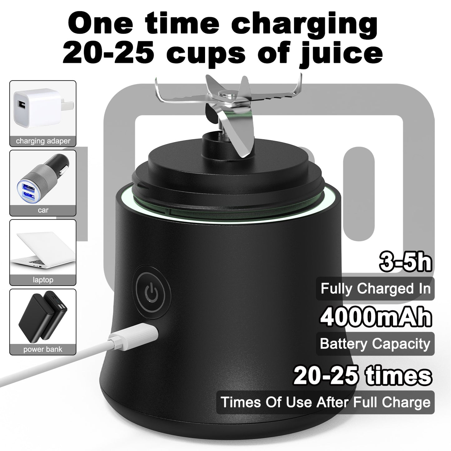 Portable Electric Juicer Fruit Mixers