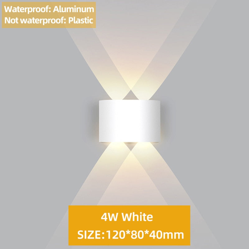 Up and Down LED Wall Lamp Waterproof