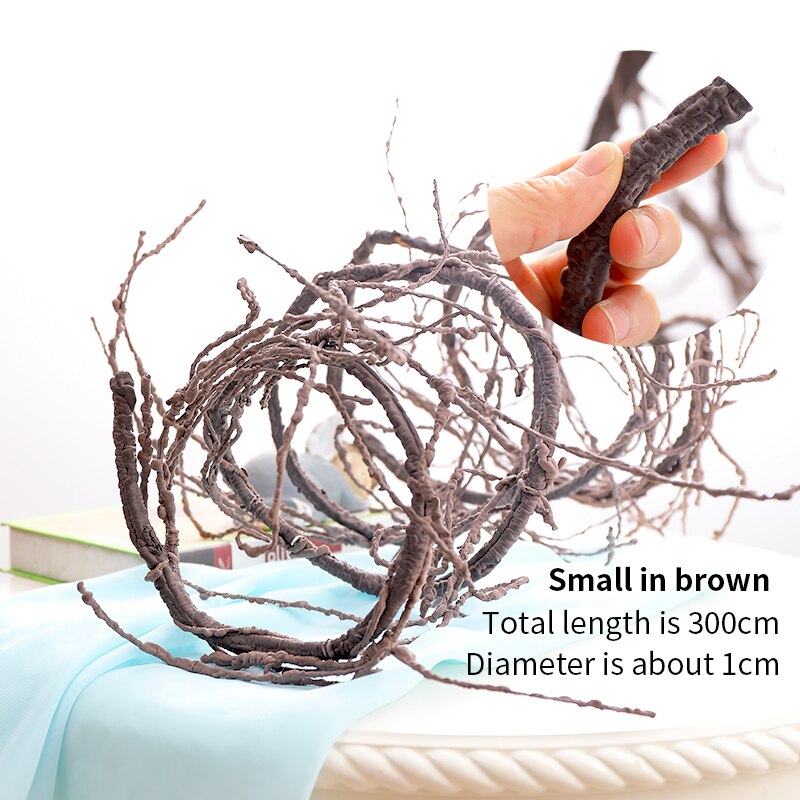 Rattan Plastic Branches Liana Fake Tree