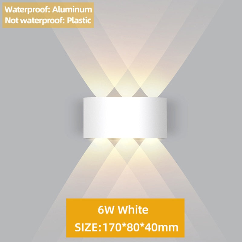 Up and Down LED Wall Lamp Waterproof