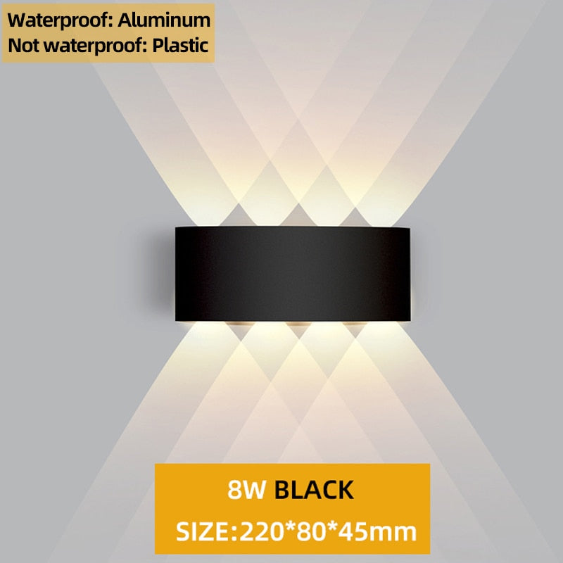 Up and Down LED Wall Lamp Waterproof