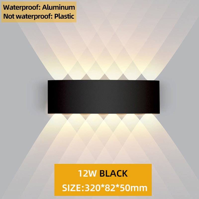 Up and Down LED Wall Lamp Waterproof